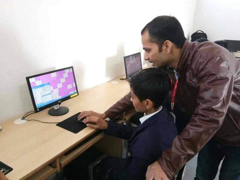 Computer lab - Taj Global Academy, Dhanani - An English Medium  Co-Educational School