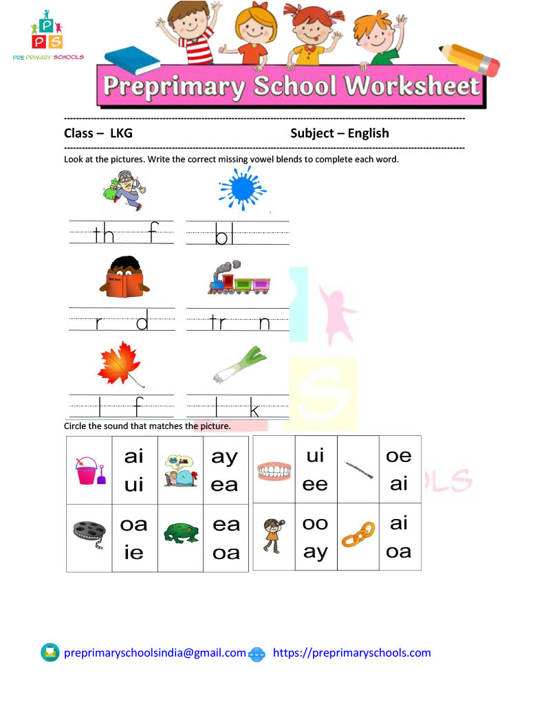 In this activity, your child will circle the pictures that matches. To use these worksheet, students will need to know the sounds of letters to be able to match each letter to its picture. 