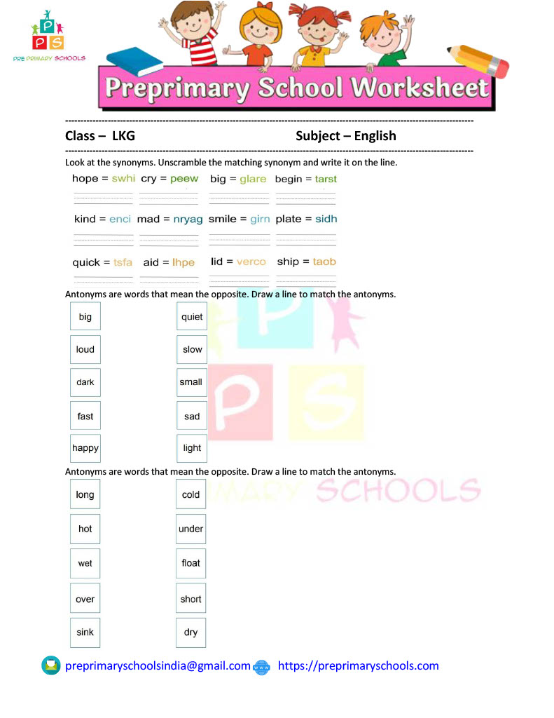 Word Unscrambler is a tool specifically created to help you find the highest-scoring words for Scrabble, Words with Friends, and other word games. Unscramble the words in this worksheet and match them with synonyms.