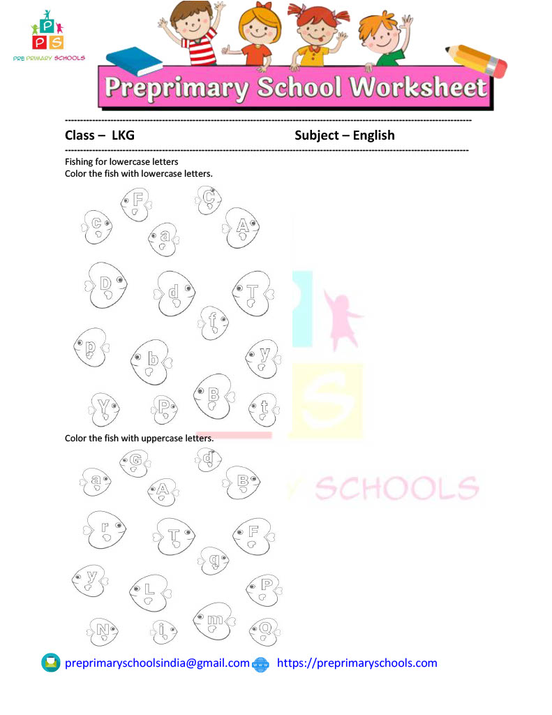 Kindergarten is the beginning of a life of learning. In addition to learning colors and coloring, this worksheet helps children develop art skills.